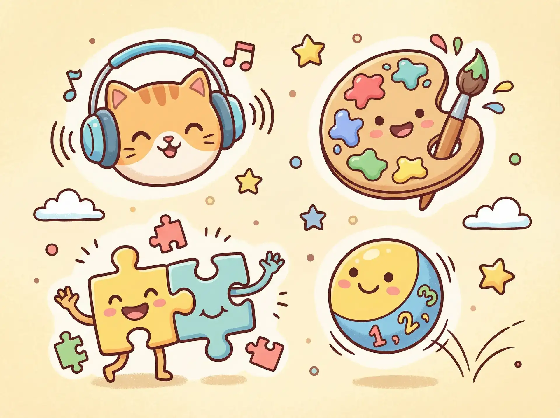 小朋友的手工作品 - 坦克世界黄金59 益智创作